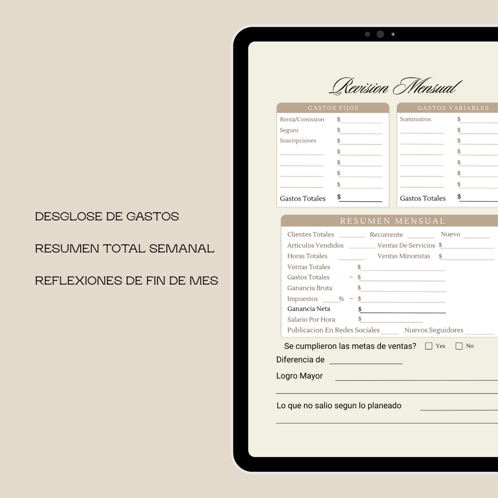 2026 Spanish Ledger - PDF Edition