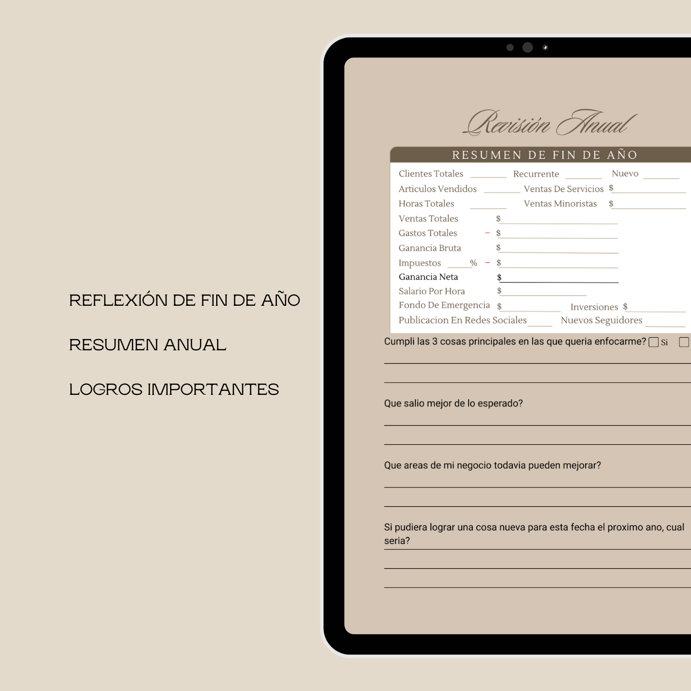 2026 Spanish Ledger - PDF Edition