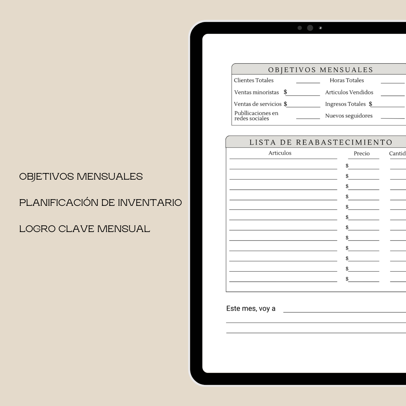 2026 Spanish Ledger - PDF Edition