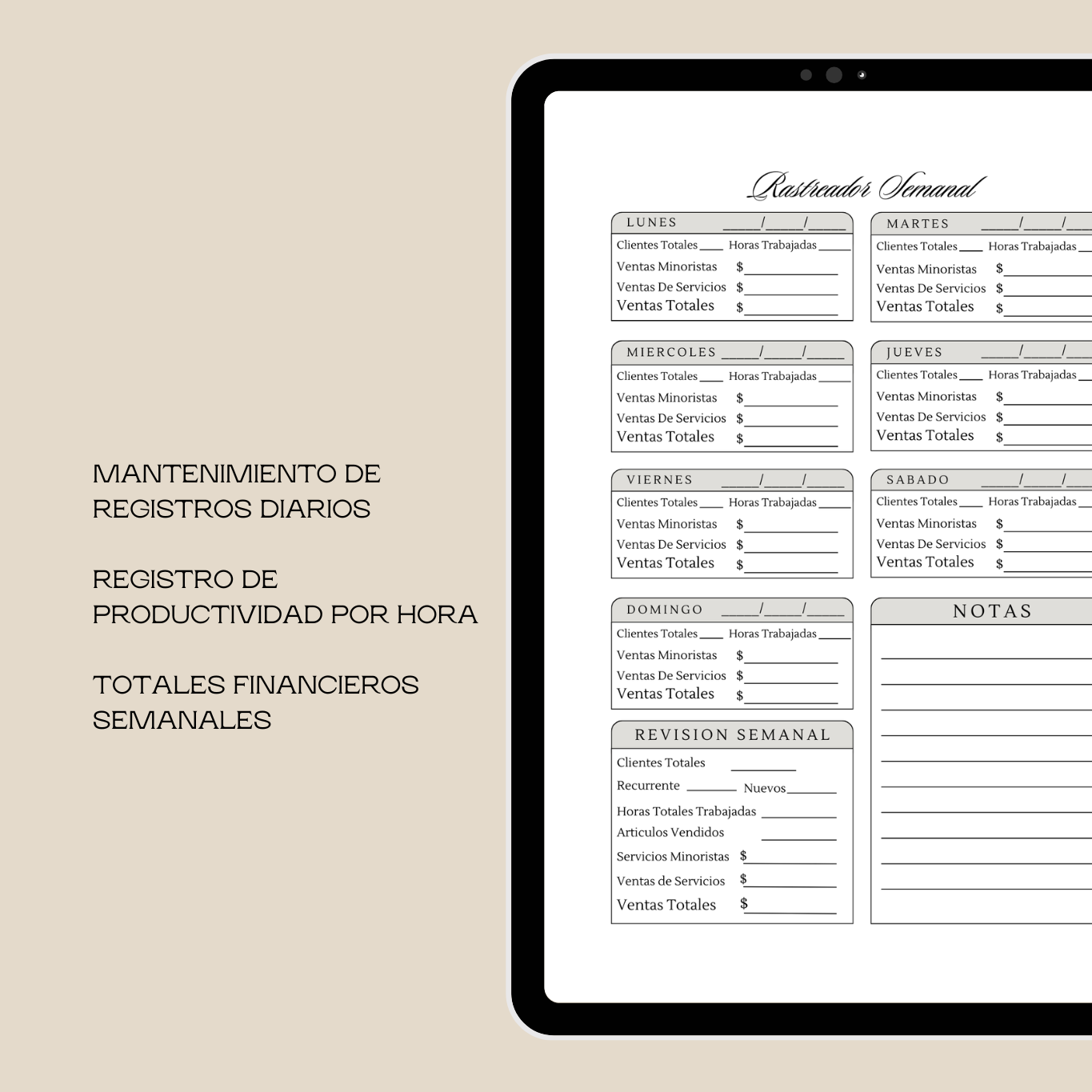 2026 Spanish Ledger - PDF Edition