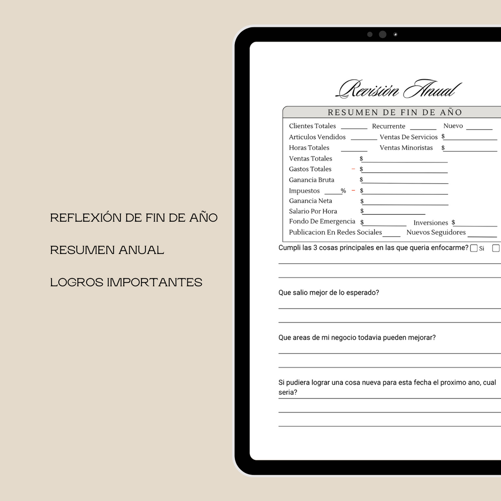 2026 Spanish Ledger - PDF Edition