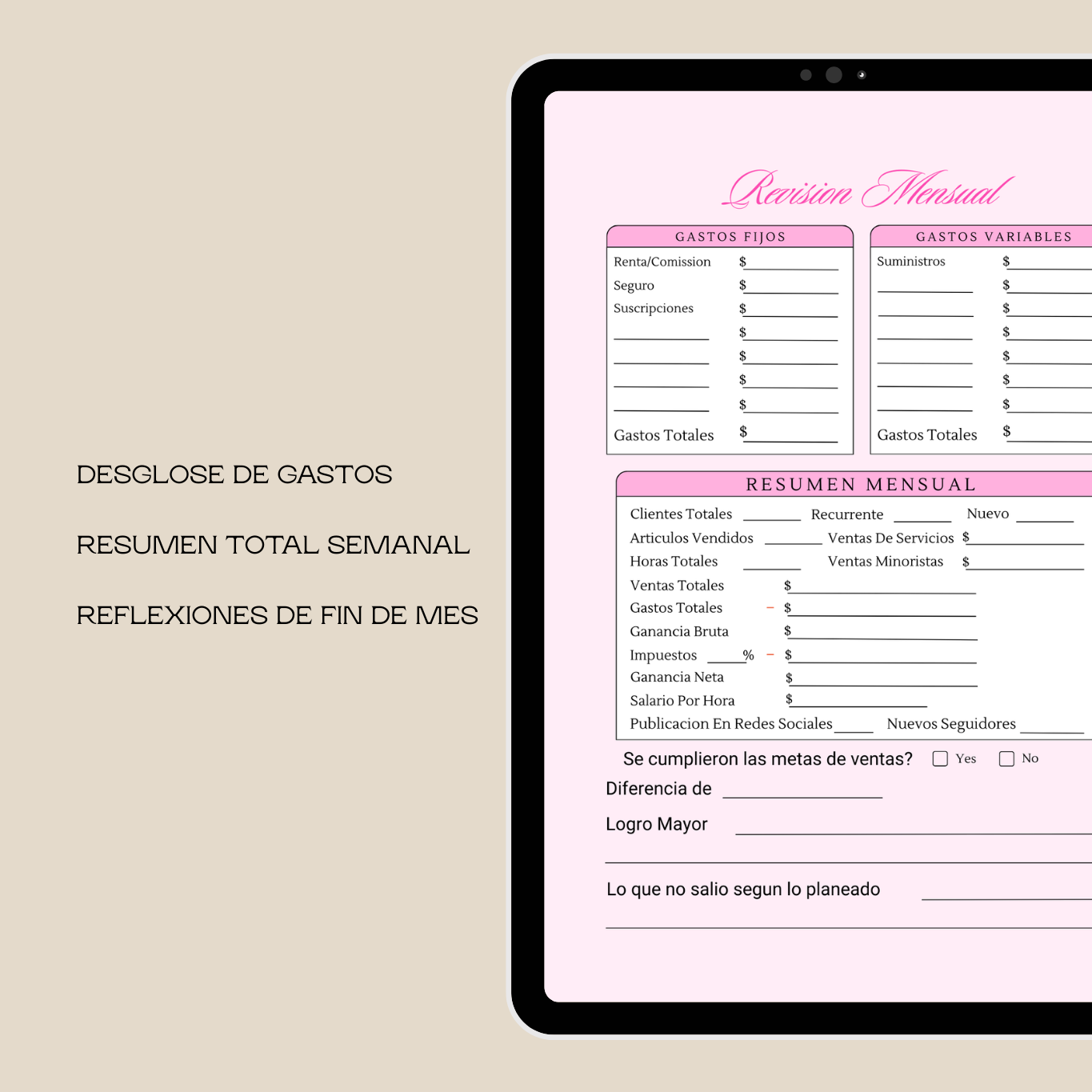 2026 Spanish Ledger - PDF Edition