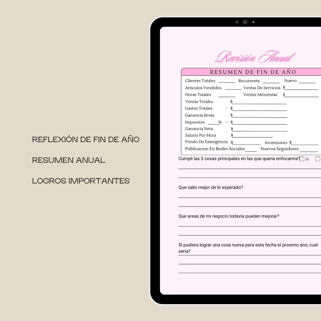 2026 Spanish Ledger - PDF Edition