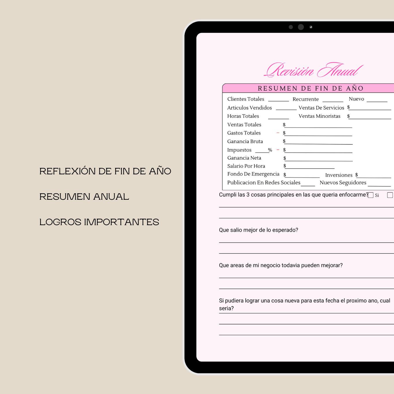 2026 Spanish Ledger - PDF Edition