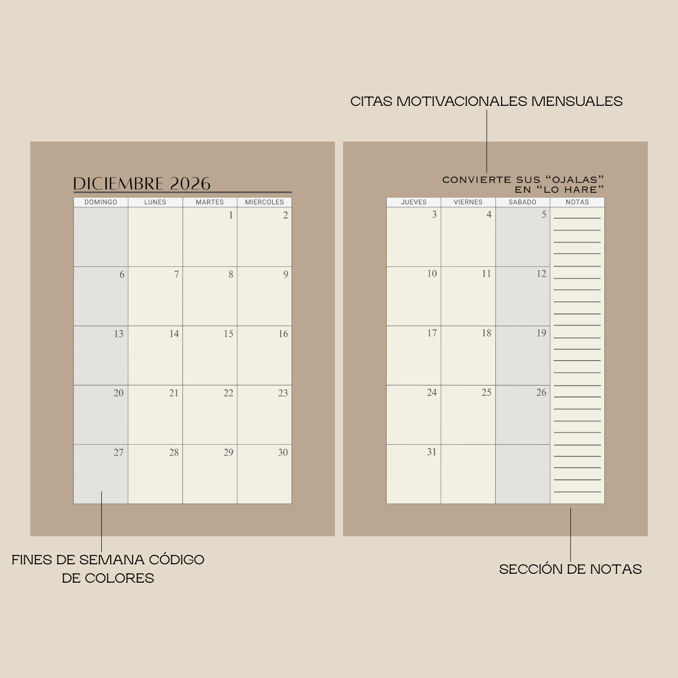 2026 Spanish Ledger - PDF Edition